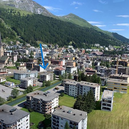 Fewo Bolgen: Central Jakobshorn Apartment with Ski Amenities Davos Exterior photo